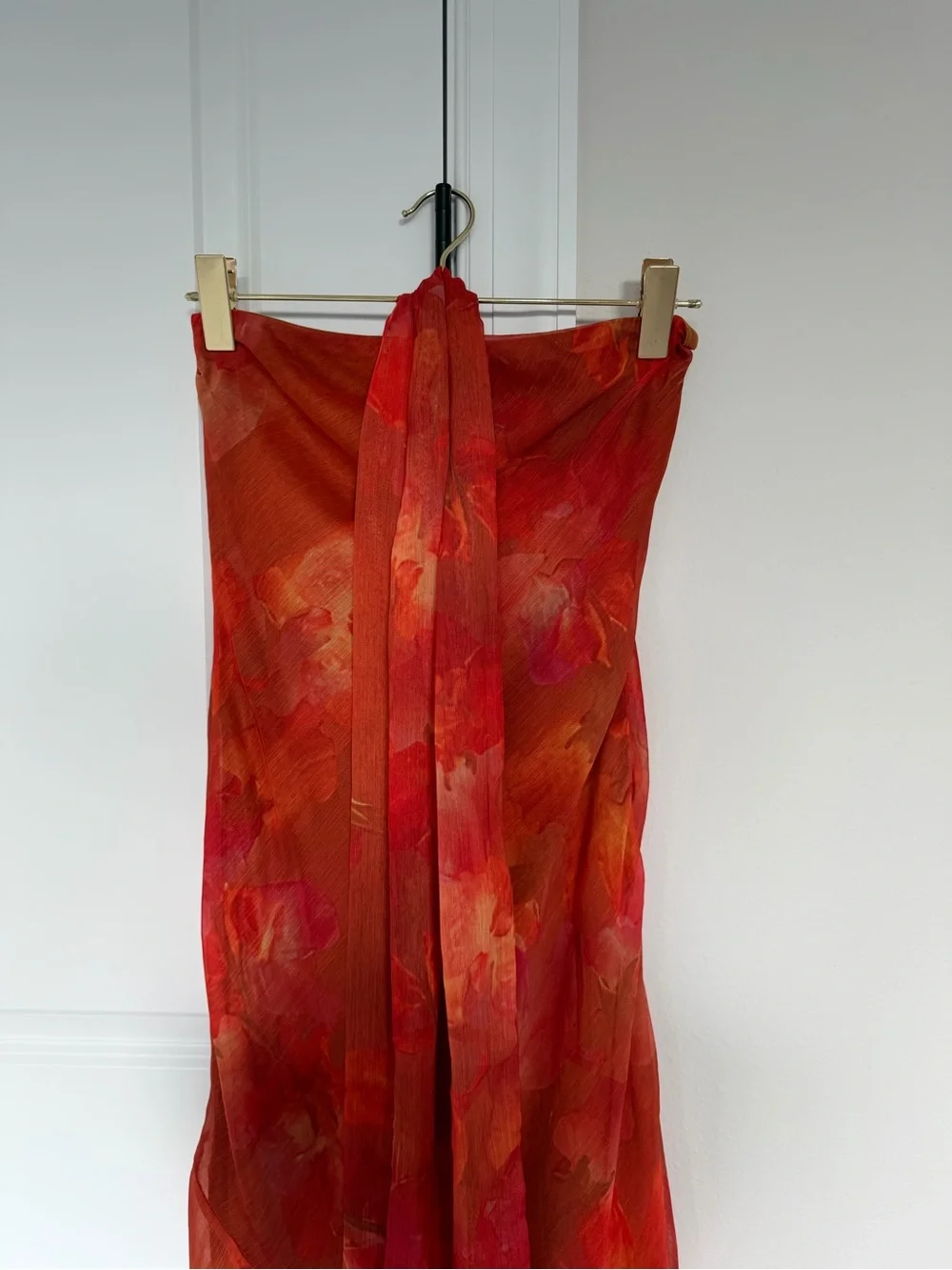 Peppermayo Red and Orange Maxi Dress - Picture 4 of 5